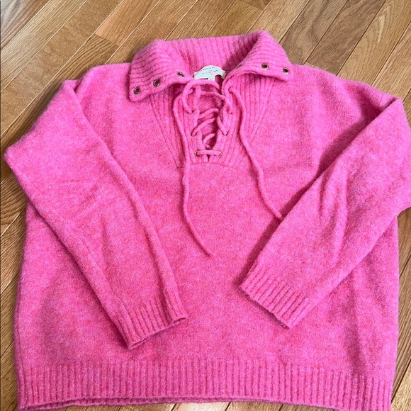 Sezane Soan Jumper Bright Pink - Size XS - Picture 2 of 4
